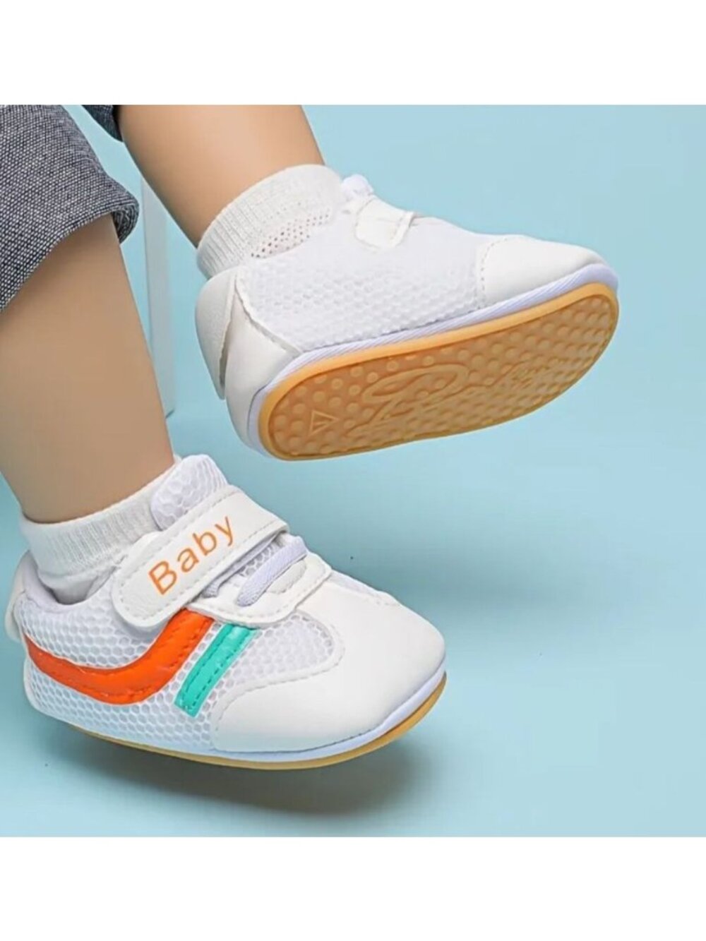 NWT - Baby Fashion Shoes Mesh Sneakers